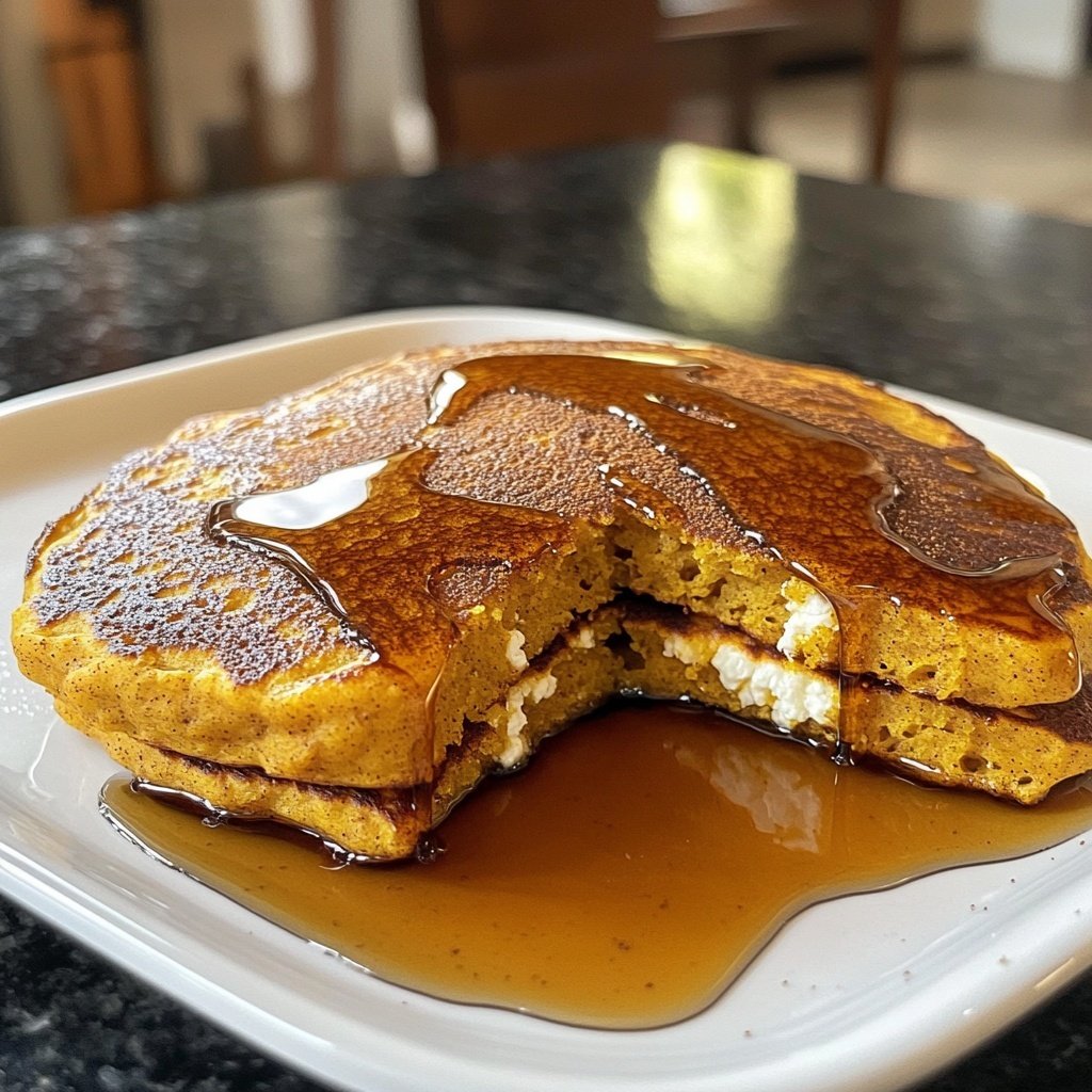 Pumpkin Ricotta Pancakes