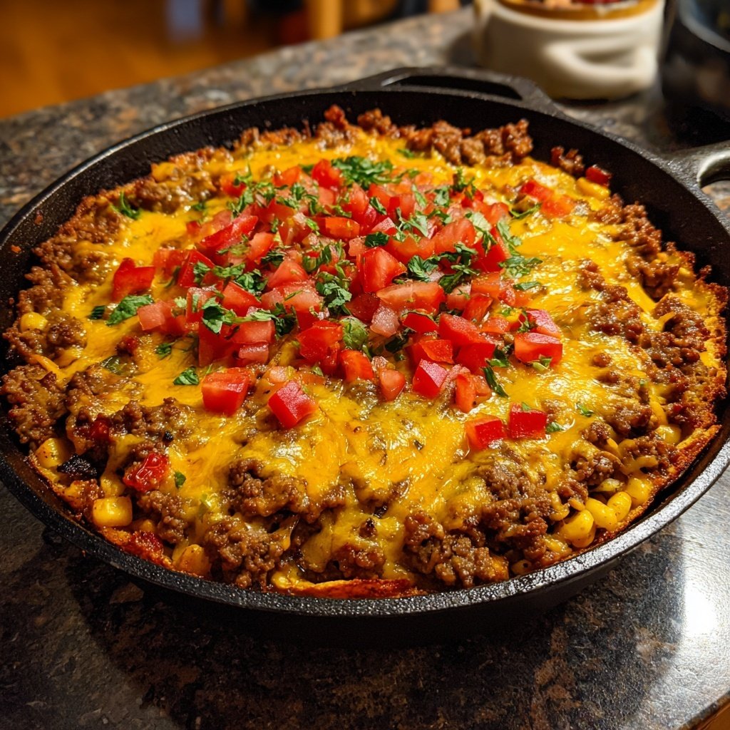 Beef Taco Skillet One Pan