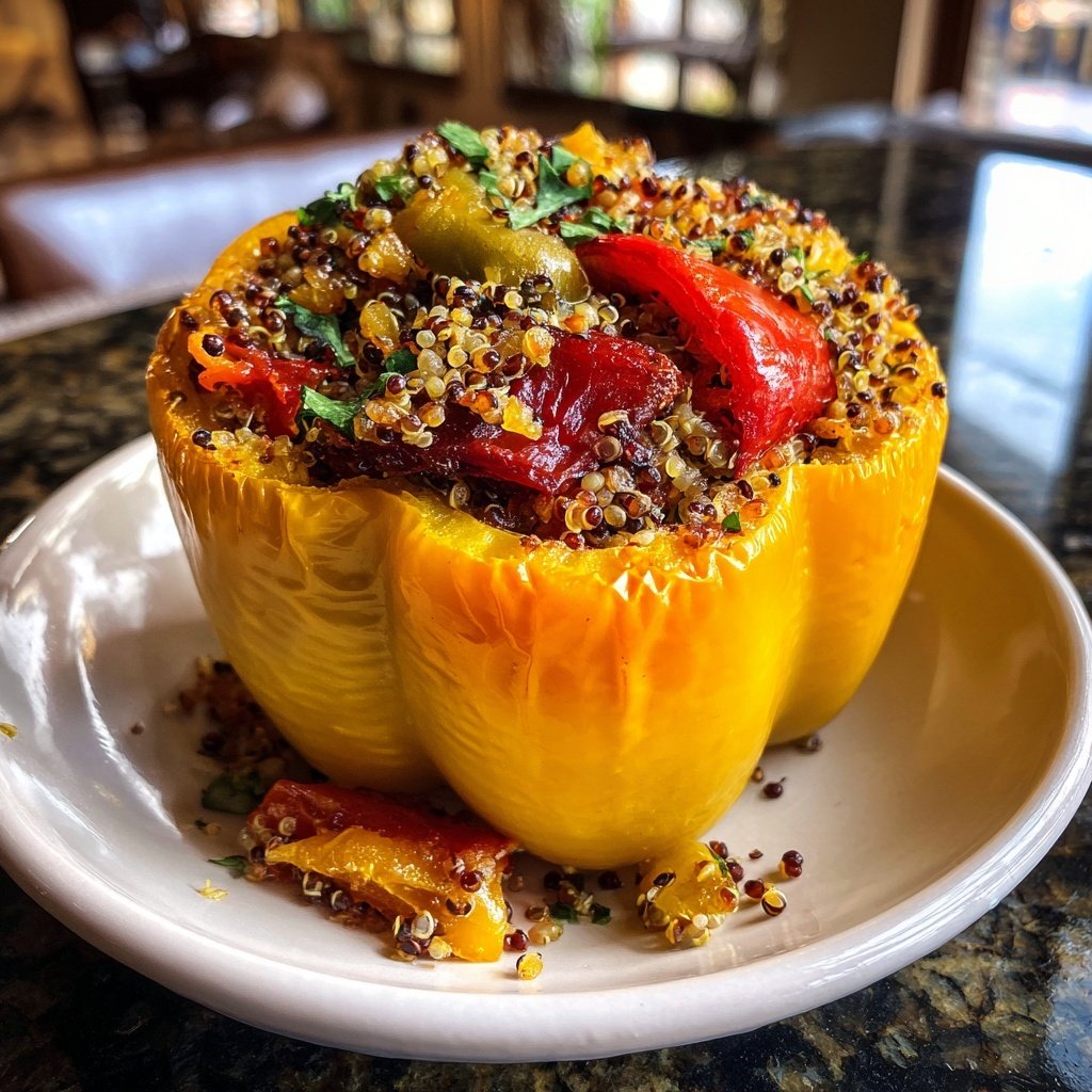Stuffed Bell Pepper Quinoa