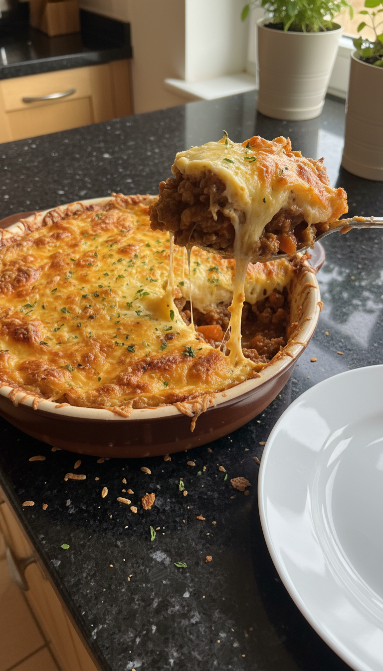 Hearty Shepherd's Pie with Cheese