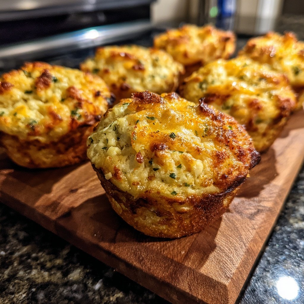 Savory Jalapeño Cheese Muffins