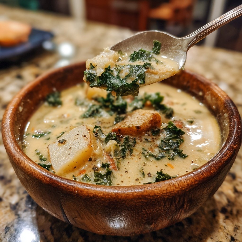 Creamy Kale Potato Soup