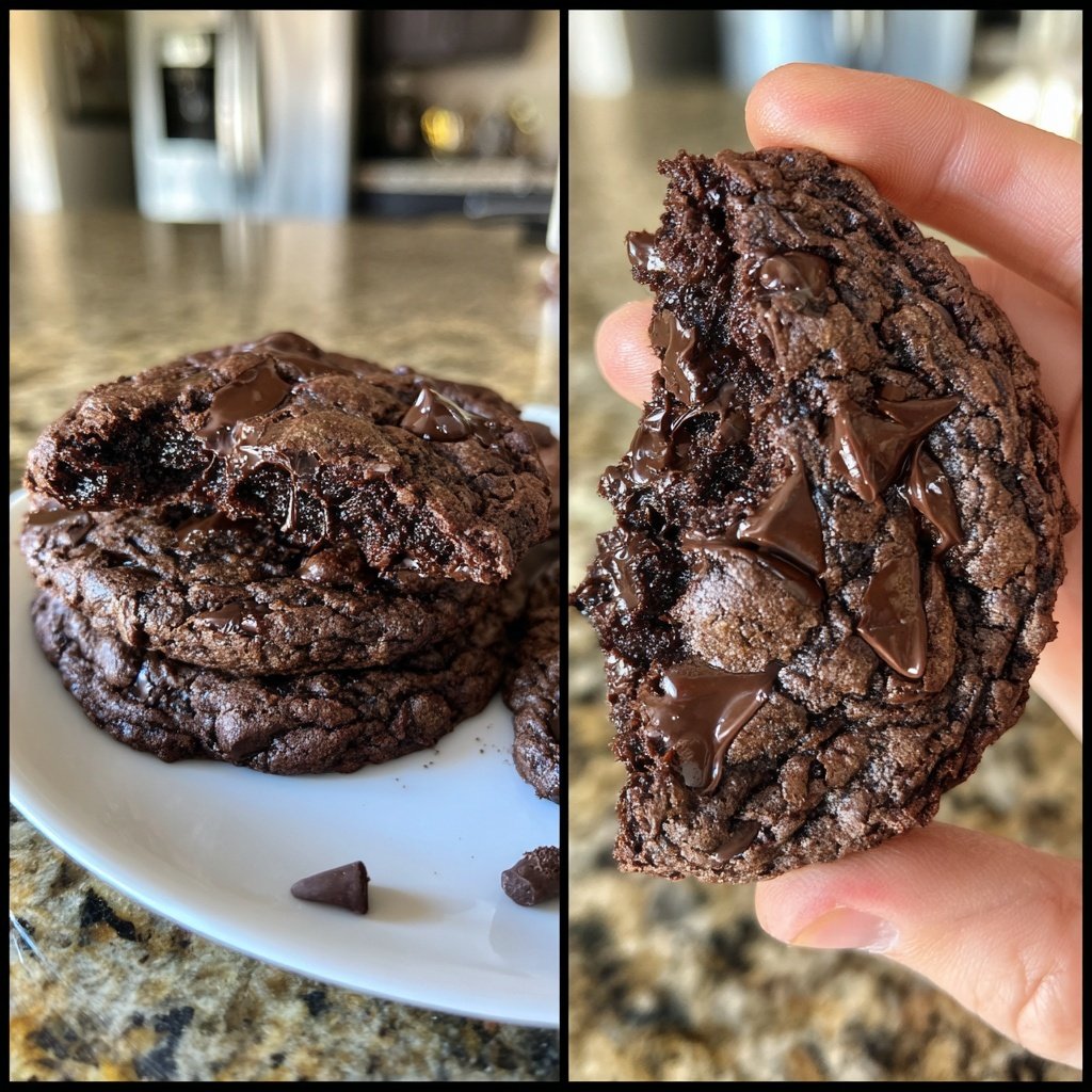 Double Chocolate Chip Cookies