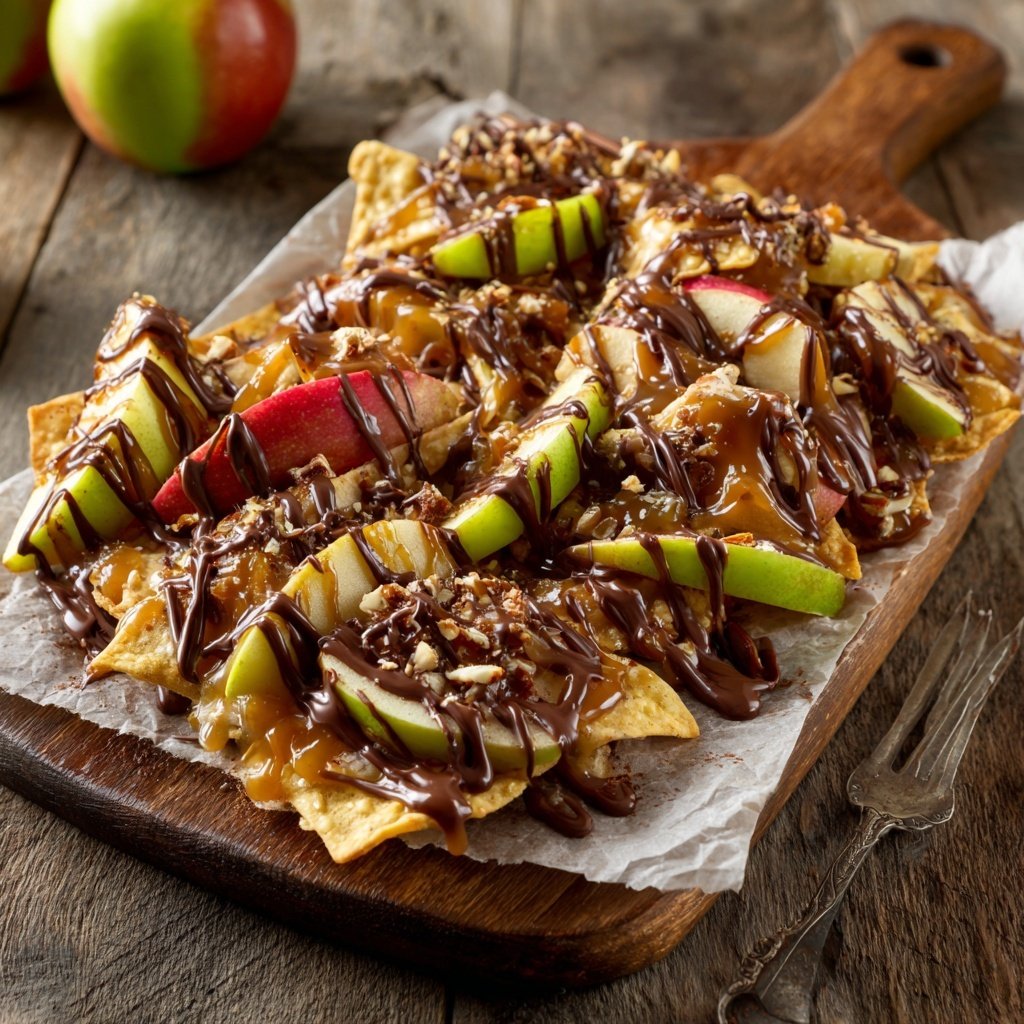 Caramel Apple Nachos