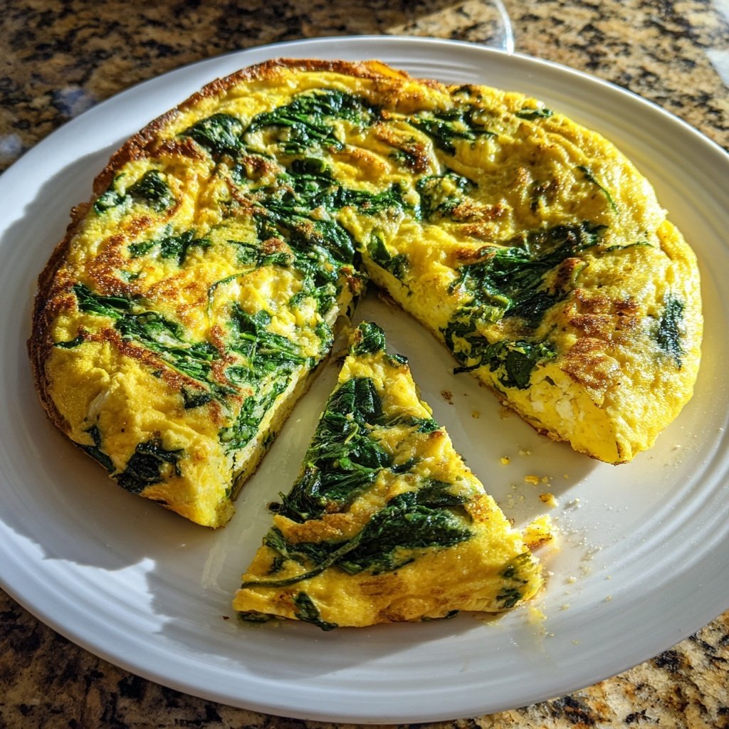 Spinach Feta Omelet