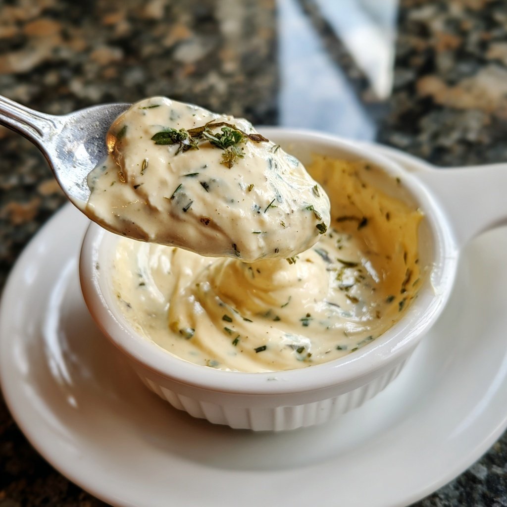 Garlic Herb Homemade Mayonnaise