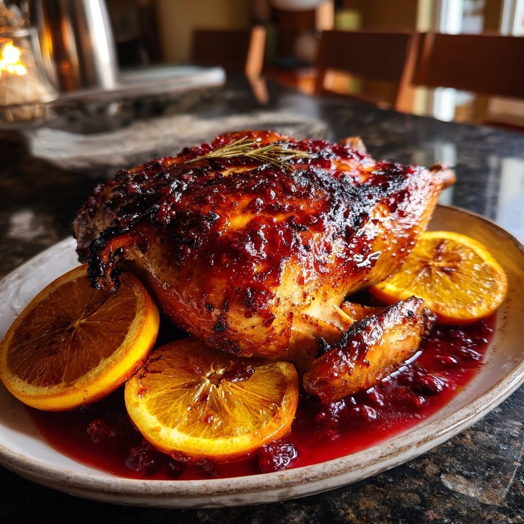 Cranberry Orange Roasted Chicken