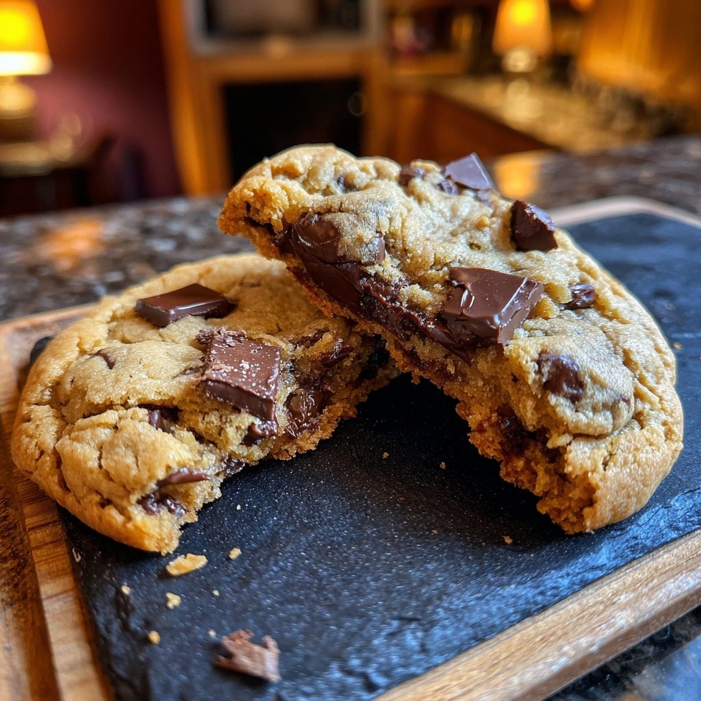Crispy Edges Soft Center Chocolate Chip Cookies​