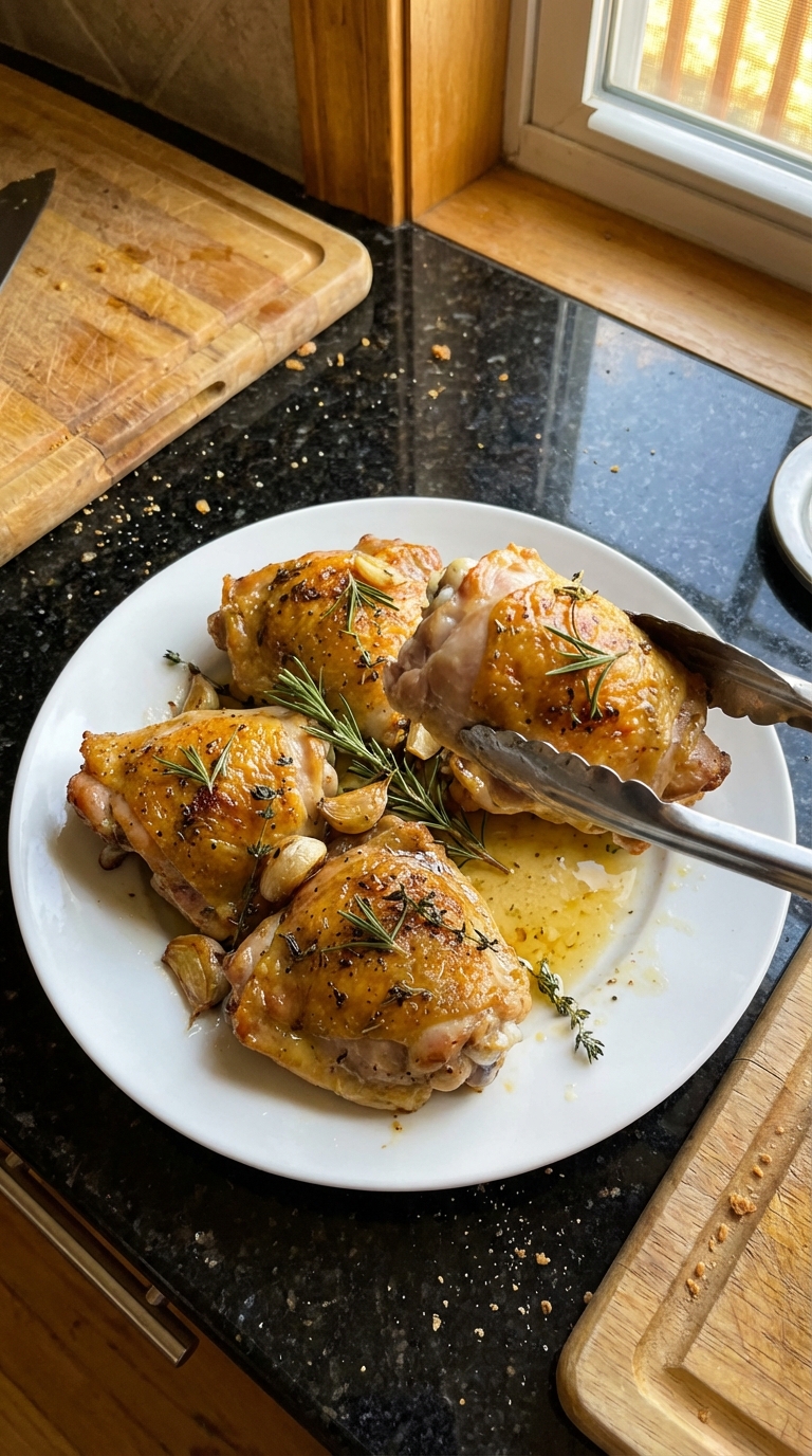 Herb-Roasted Chicken Thighs