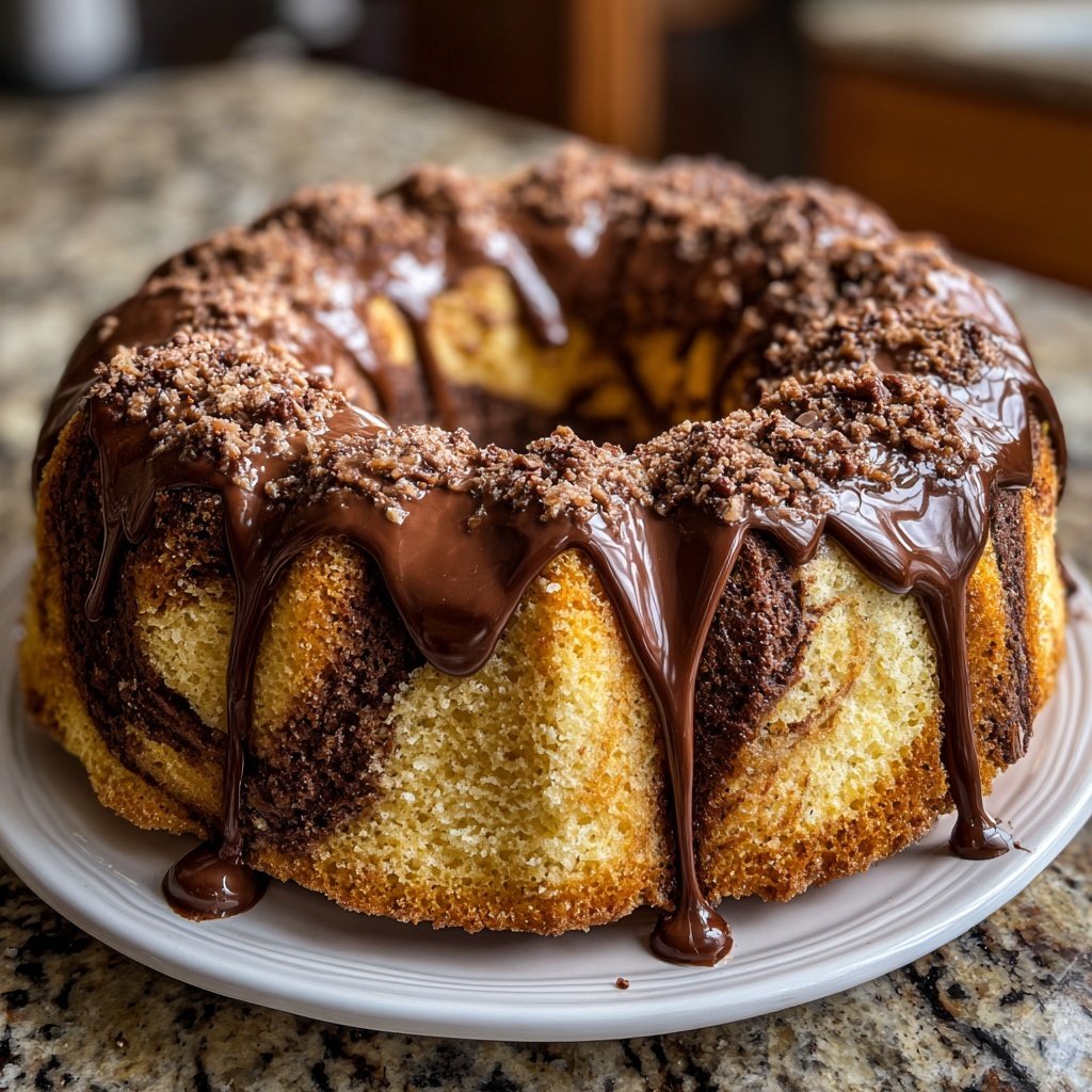 Galentine's Chocolate Marble Cake