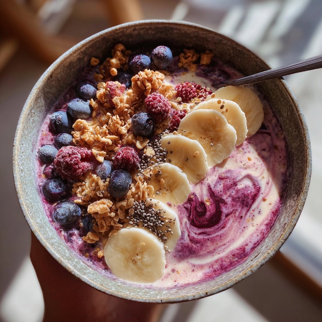 Banana Berry Smoothie Bowl
