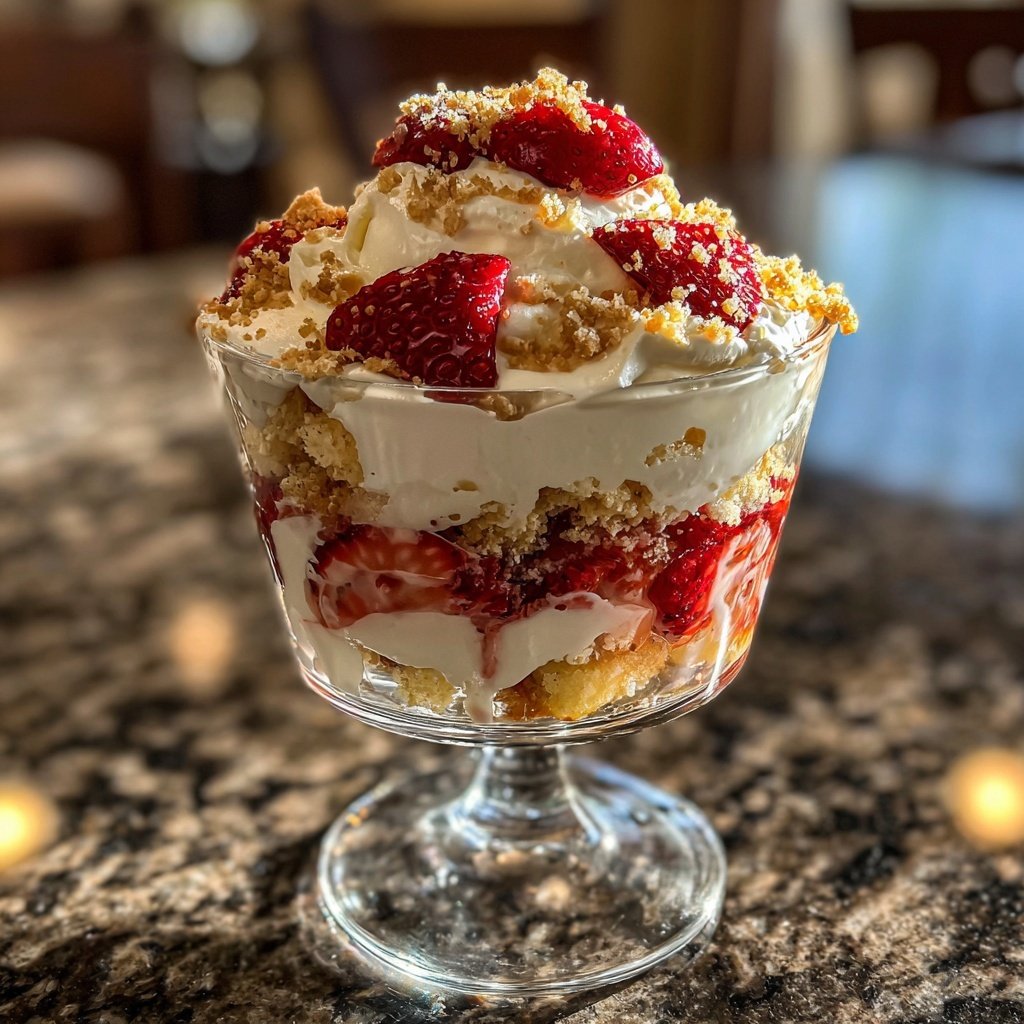 Strawberry Shortcake Parfait Surprise