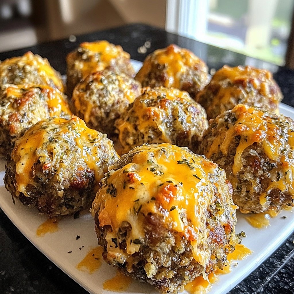 Cheddar Bay Sausage Balls