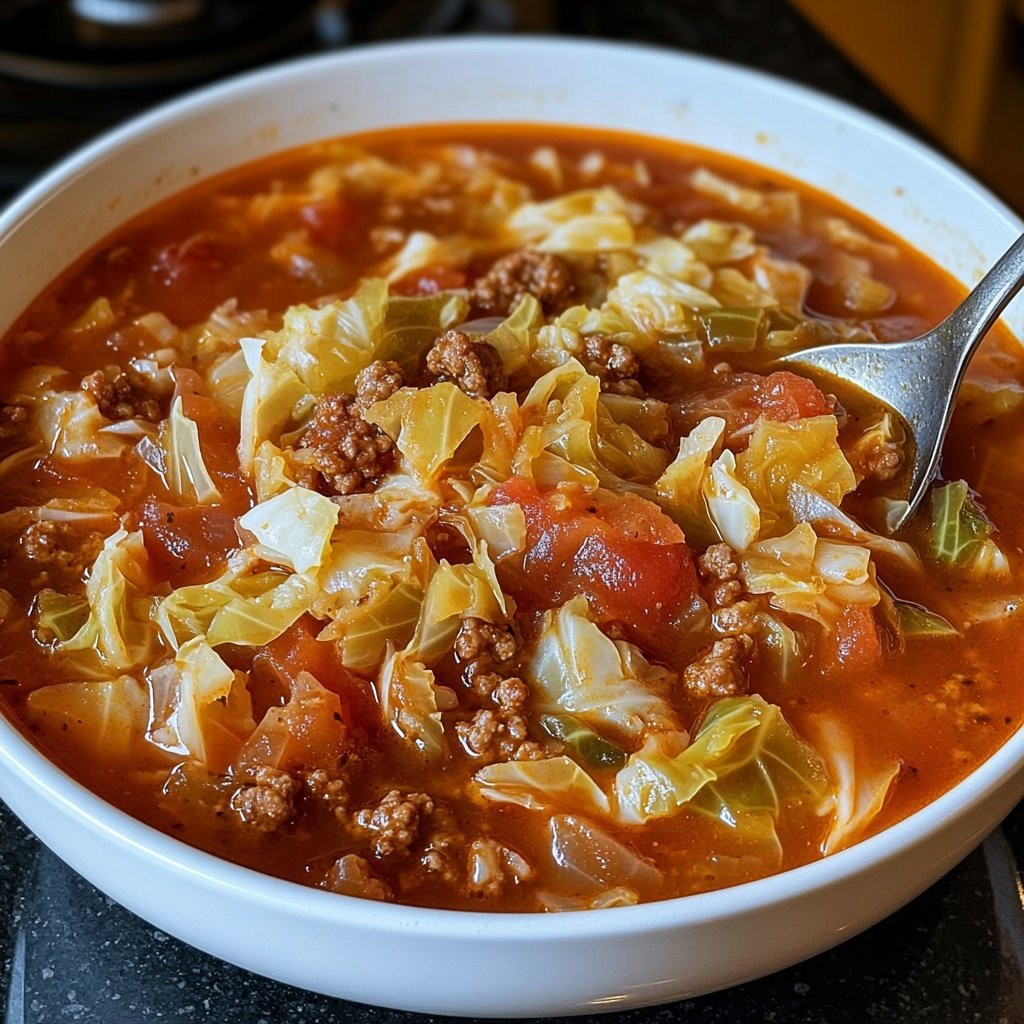Unstuffed Cabbage Soup