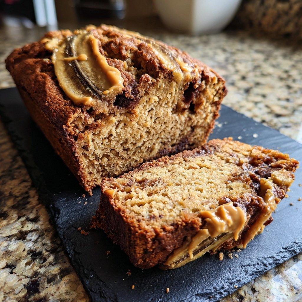 Peanut Butter Banana Bread