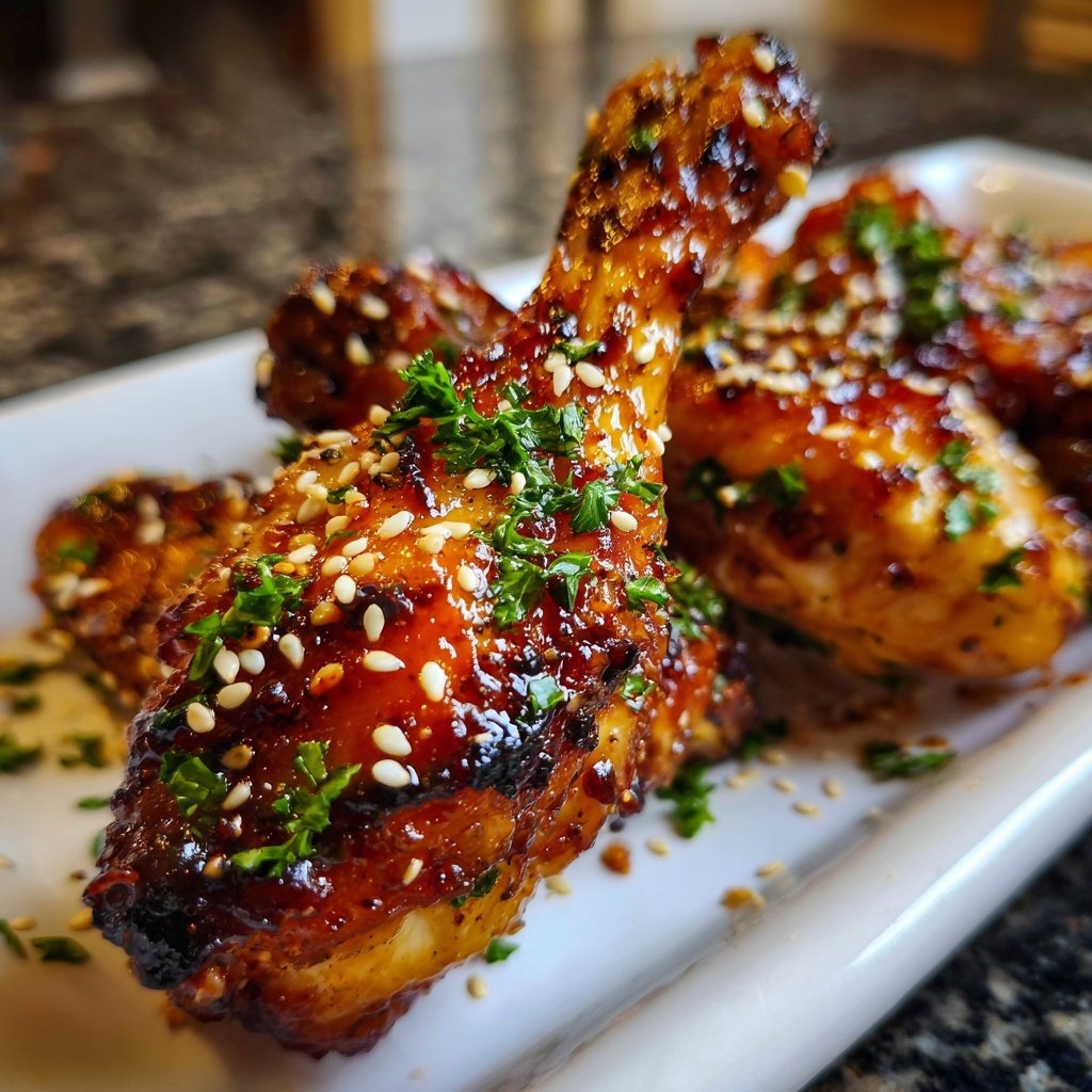 Honey Garlic Baked Drumsticks