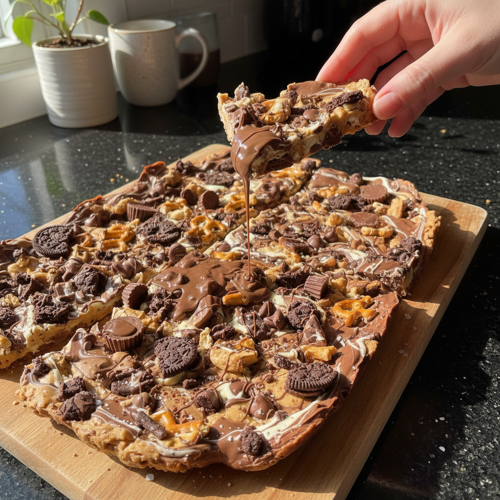 Reese's Chocolate Chip Pretzel Bark