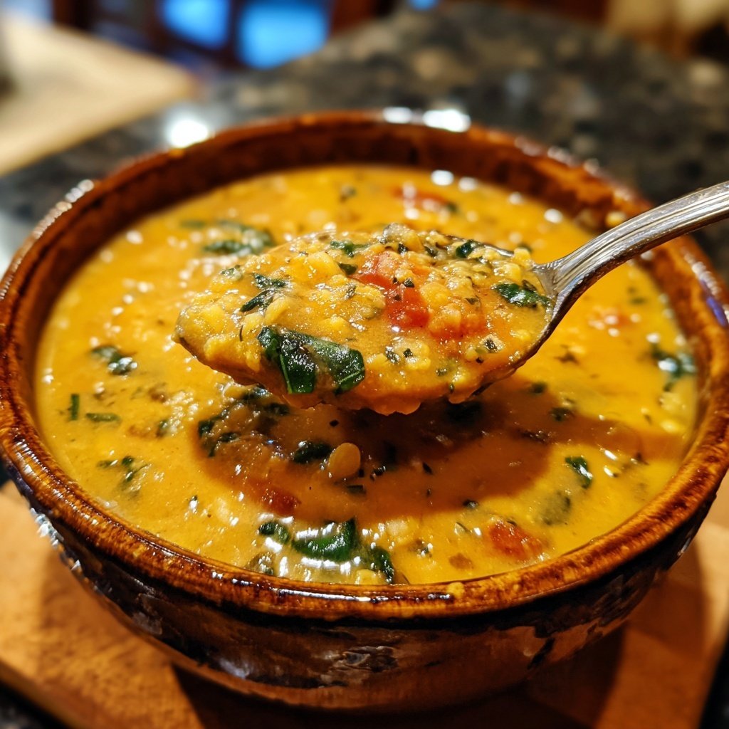 Italian Lentil Soup with Fresh Herbs