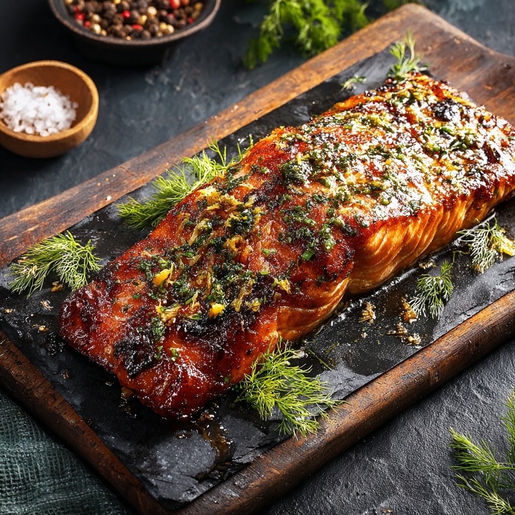Zesty Barbecue Salmon Marinade