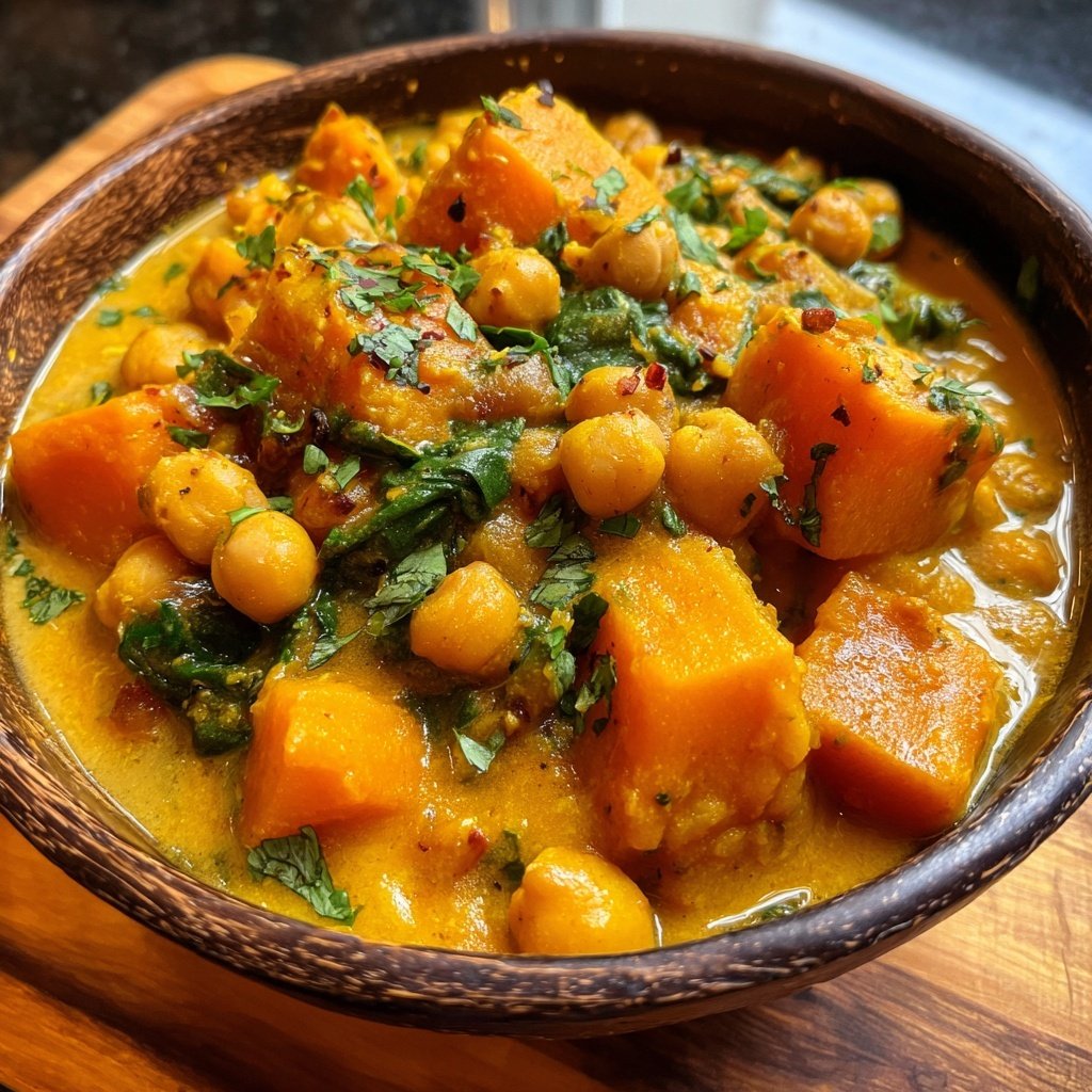 Butternut Squash Chickpea Curry