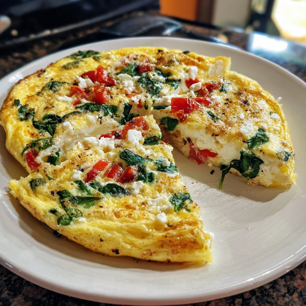 Egg White Veggie Omelet