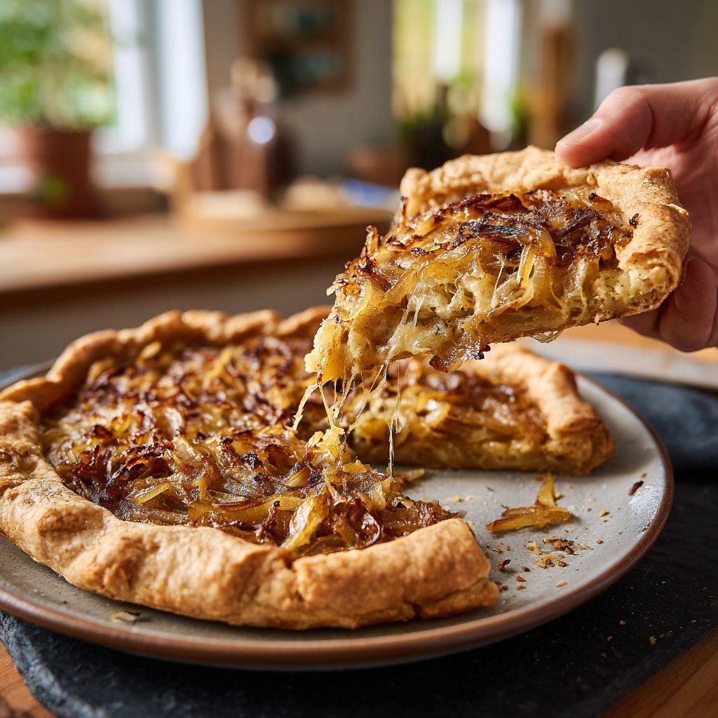 Caramelized Onion and Gruyère Tart