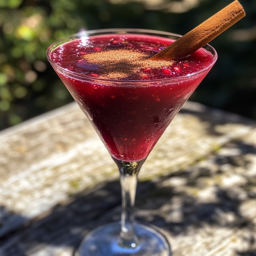 Pomegranate Spice Martini