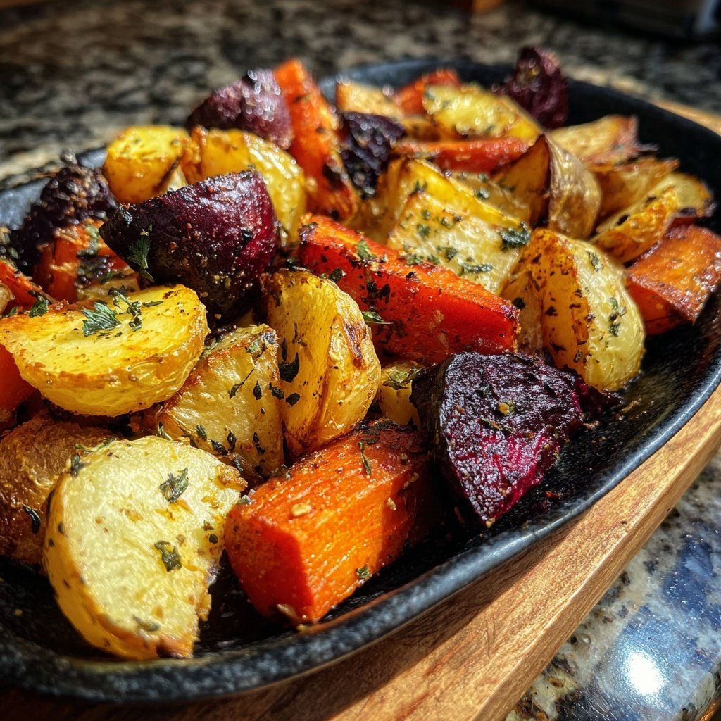 Roasted Root Vegetables with Herbs